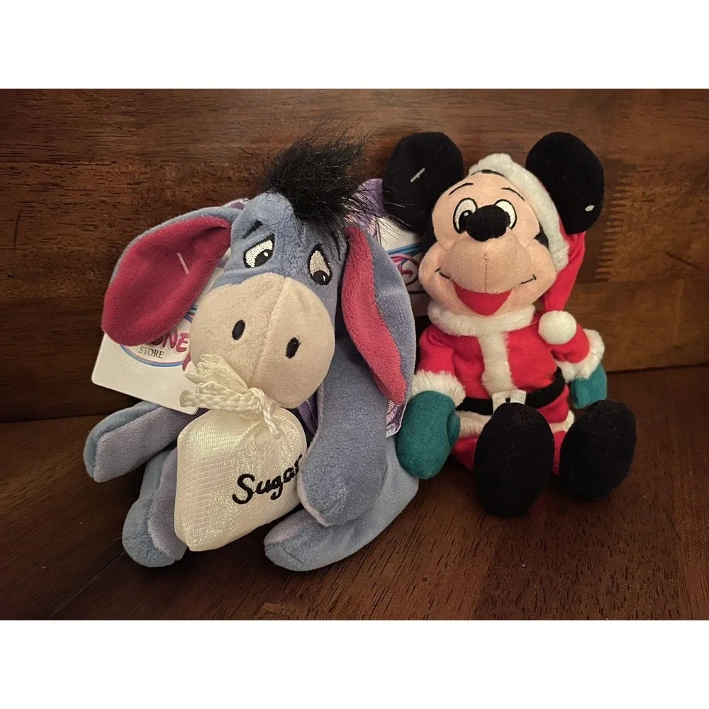 Disney Store - Mini Bean Bag Plush - Santa Mickey 7